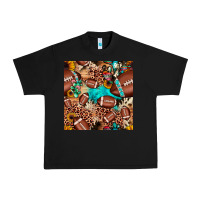 Black football cactus sunflower seamless pattern Urban Heavy Tee - JahusDesignShop
