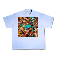 Grape Ice football cactus sunflower seamless pattern Urban Heavy Tee - JahusDesignShop