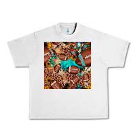 Lunar Rock football cactus sunflower seamless pattern Urban Heavy Tee - JahusDesignShop