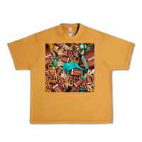 Peanut Butter football cactus sunflower seamless pattern Urban Heavy Tee - JahusDesignShop