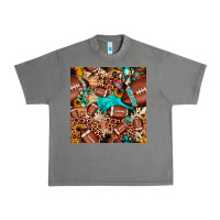 Tornado football cactus sunflower seamless pattern Urban Heavy Tee - JahusDesignShop