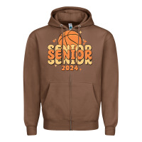 Chestnut basketball senior 2024 Zipper Hoodie - MaliasSmallBusiness