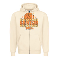 Sandshell basketball senior 2024 Zipper Hoodie - MaliasSmallBusiness