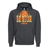 Smoke basketball senior 2024 Zipper Hoodie - MaliasSmallBusiness