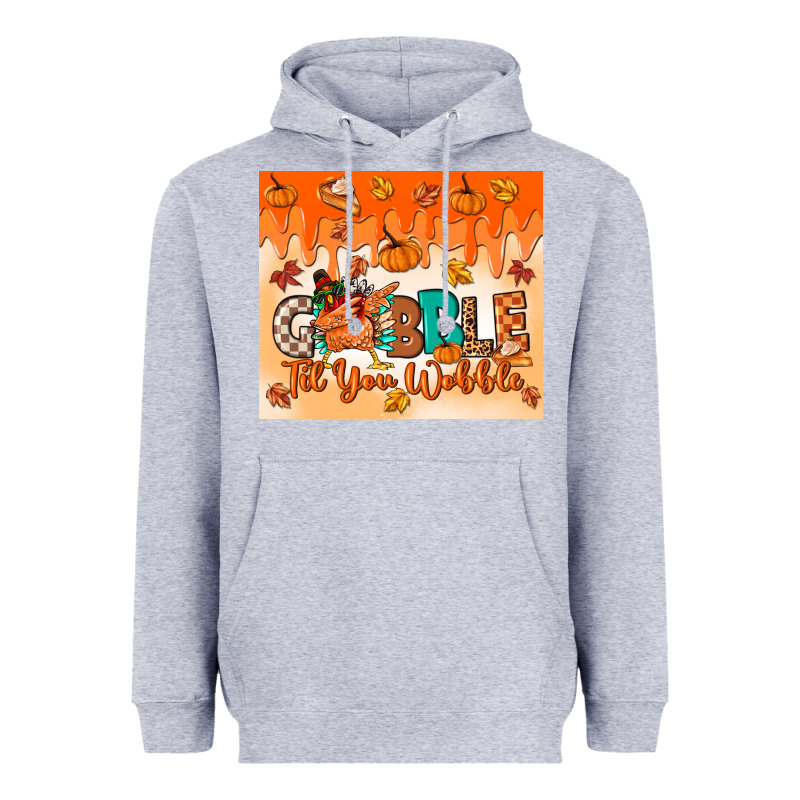 Gobble Til You Wobble Tumbler Heavyweight Hoodie by MaliasSmallBusiness | Teevron