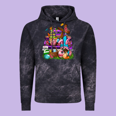 Easter Gnomies Truck Easter Day Vintage Hoodie Designed By Neo Western