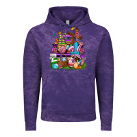Cloud Purple Easter gnomies truck Easter Day Vintage Hoodie - Neo Western