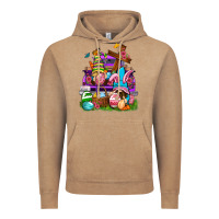 Vintage Coffee Easter gnomies truck Easter Day Vintage Hoodie - Neo Western
