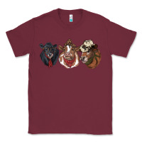 Burgundy Hangin With My Heifers Classic Tee - RanaPortraitStore