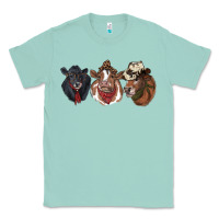 Seafoam Hangin With My Heifers Classic Tee - RanaPortraitStore