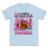 Dusty Blue in october we wear pink and watch football Classic Tee - AdoDesignShop