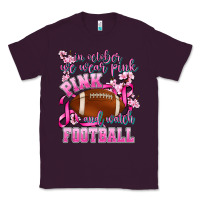 Plum in october we wear pink and watch football Classic Tee - AdoDesignShop