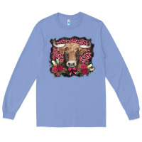 Colony Blue v.d. cow and roses Long Sleeve Tee - AdoDesignShop