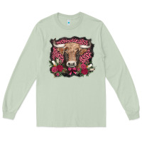 Matcha v.d. cow and roses Long Sleeve Tee - AdoDesignShop