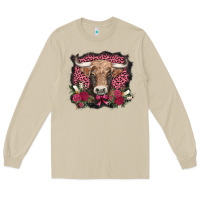 Mushroom v.d. cow and roses Long Sleeve Tee - AdoDesignShop