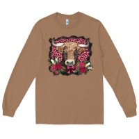 V.d. Cow And Roses Long Sleeve Tee | Teevron