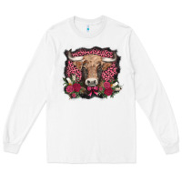 White v.d. cow and roses Long Sleeve Tee - AdoDesignShop
