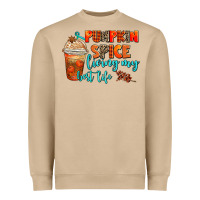 Mushroom pumpkin spice living my best life Heavyweight Sweatshirt - AdoDesignShop