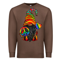 Chestnut LGBTQ+ Pride Gnome With Candy Premium Sweatshirt - BundleAndBundleShop