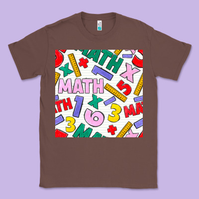 Math Seamless Pattern Classic Tee Designed By Bundleandbundleshop