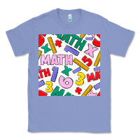 Colony Blue math seamless pattern Classic Tee - BundleAndBundleShop