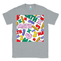 Heather Grey math seamless pattern Classic Tee - BundleAndBundleShop