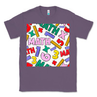 Lavender math seamless pattern Classic Tee - BundleAndBundleShop