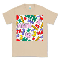Mushroom math seamless pattern Classic Tee - BundleAndBundleShop