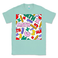Seafoam math seamless pattern Classic Tee - BundleAndBundleShop