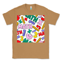 Toasted Coconut math seamless pattern Classic Tee - BundleAndBundleShop