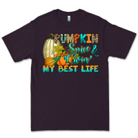 Plum Pumpkin spice and livin' my best life Premium Tee - RanaPortraitStore