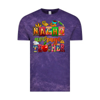Cloud Purple nacho average teacher Vintage Tee - AdoDesignShop