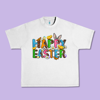 Happy Easter Urban Heavy Tee Designed By Adodesignshop