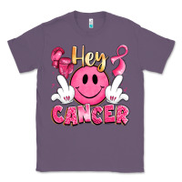 Lavender hey cancer with middle fingers Classic Tee - LillyAllenDesigns