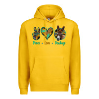 Lemon Peace Love Donkeys Premium Hoodie - Bettercallsaul