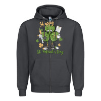 Smoke happy st. patrick's day Zipper Hoodie - MaliasSmallBusiness