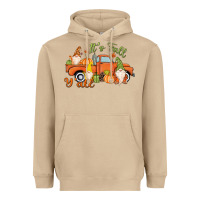 Mushroom It's Fall Y'all Gnome Heavyweight Hoodie - MaliasSmallBusiness