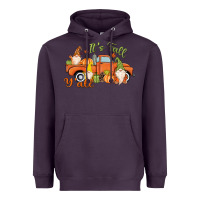 Plum It's Fall Y'all Gnome Heavyweight Hoodie - MaliasSmallBusiness
