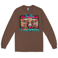 Chestnut be my valentine with cow Long Sleeve Tee - AdoDesignShop