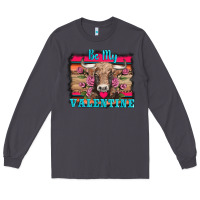Smoke be my valentine with cow Long Sleeve Tee - AdoDesignShop
