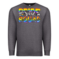 Charcoal Heather Western LGBTQ+ Pride Squad Premium Sweatshirt - BundleAndBundleShop