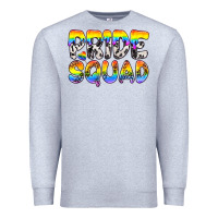 Heather Grey Western LGBTQ+ Pride Squad Premium Sweatshirt - BundleAndBundleShop
