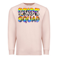 Pale Pink Western LGBTQ+ Pride Squad Premium Sweatshirt - BundleAndBundleShop