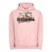 Pigment Salmon Meowica cat 4th of july Urban Hoodie - HowdyJamesFarm