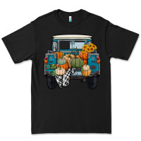 Black Fall Pumpkin Farm Truck Premium Tee - RanaPortraitStore