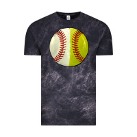 Cloud Black half baseball softball Vintage Tee - JahusDesignShop
