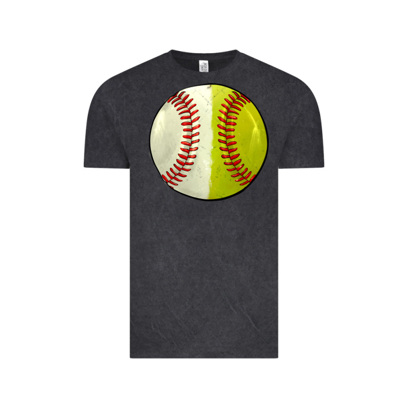 Half Baseball Softball Vintage Tee by JahusDesignShop | Teevron