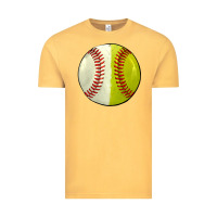Vintage Mustard half baseball softball Vintage Tee - JahusDesignShop