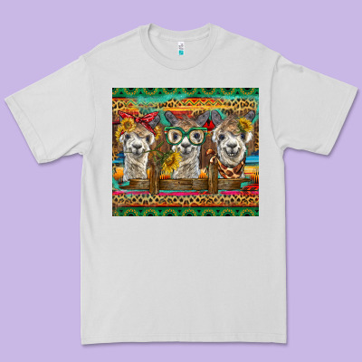 Alpacas Premium Tee Designed By Barkaloodesign