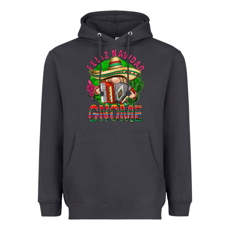 Feliz Navidad Gnome Heavyweight Hoodie by NancyCooperArtShop | Teevron